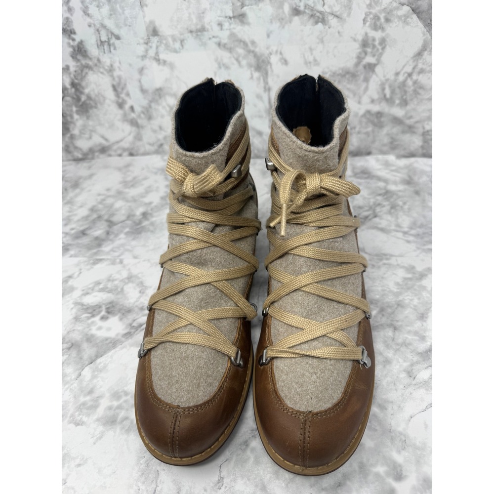 Merrell Chateau Mid Lace Polar Waterproof Boots Brown Leather Felt J004422 8 - Picture 4 of 9
